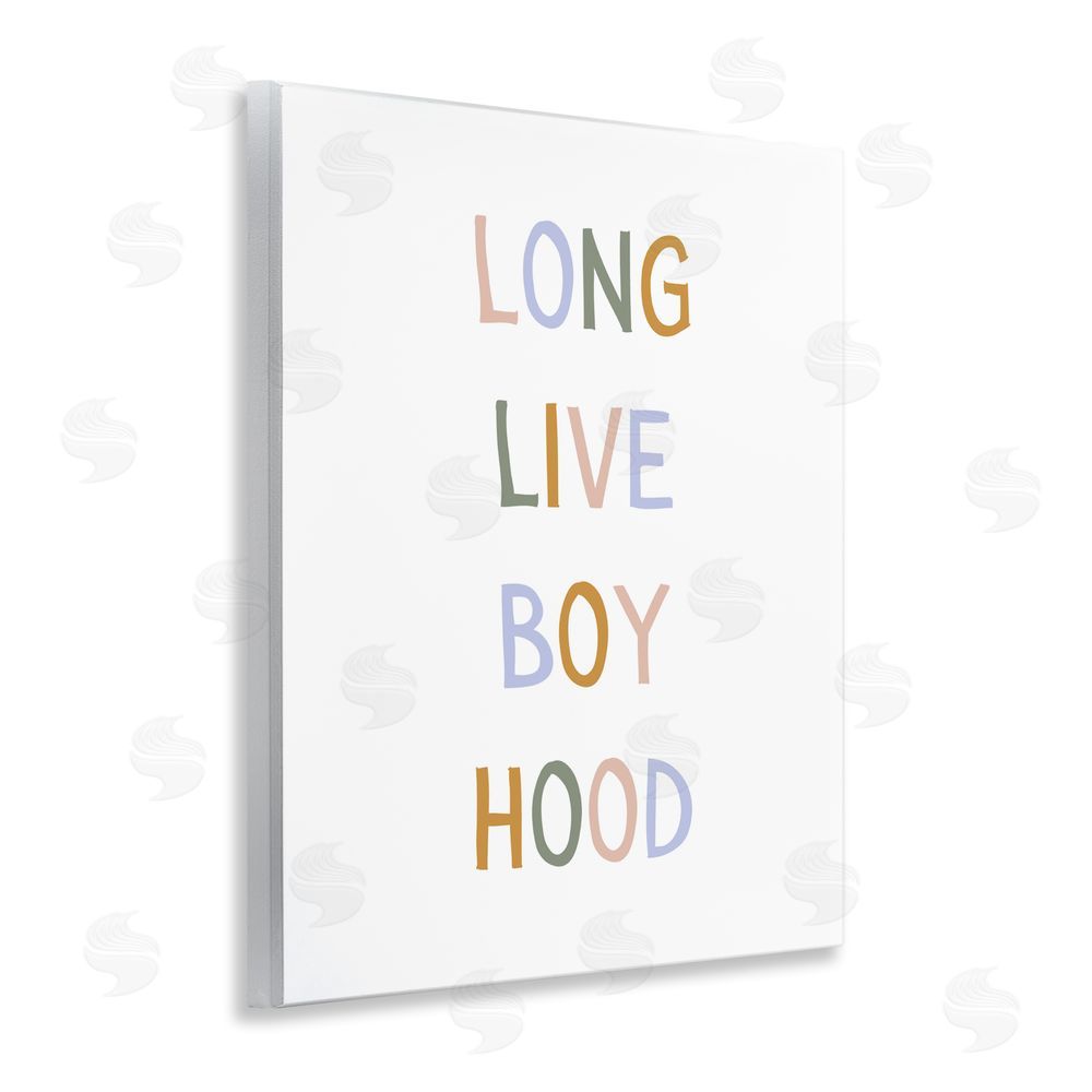 Katie Griggs Long Live Boy Hood Wall Plaque Home Decor Art Print