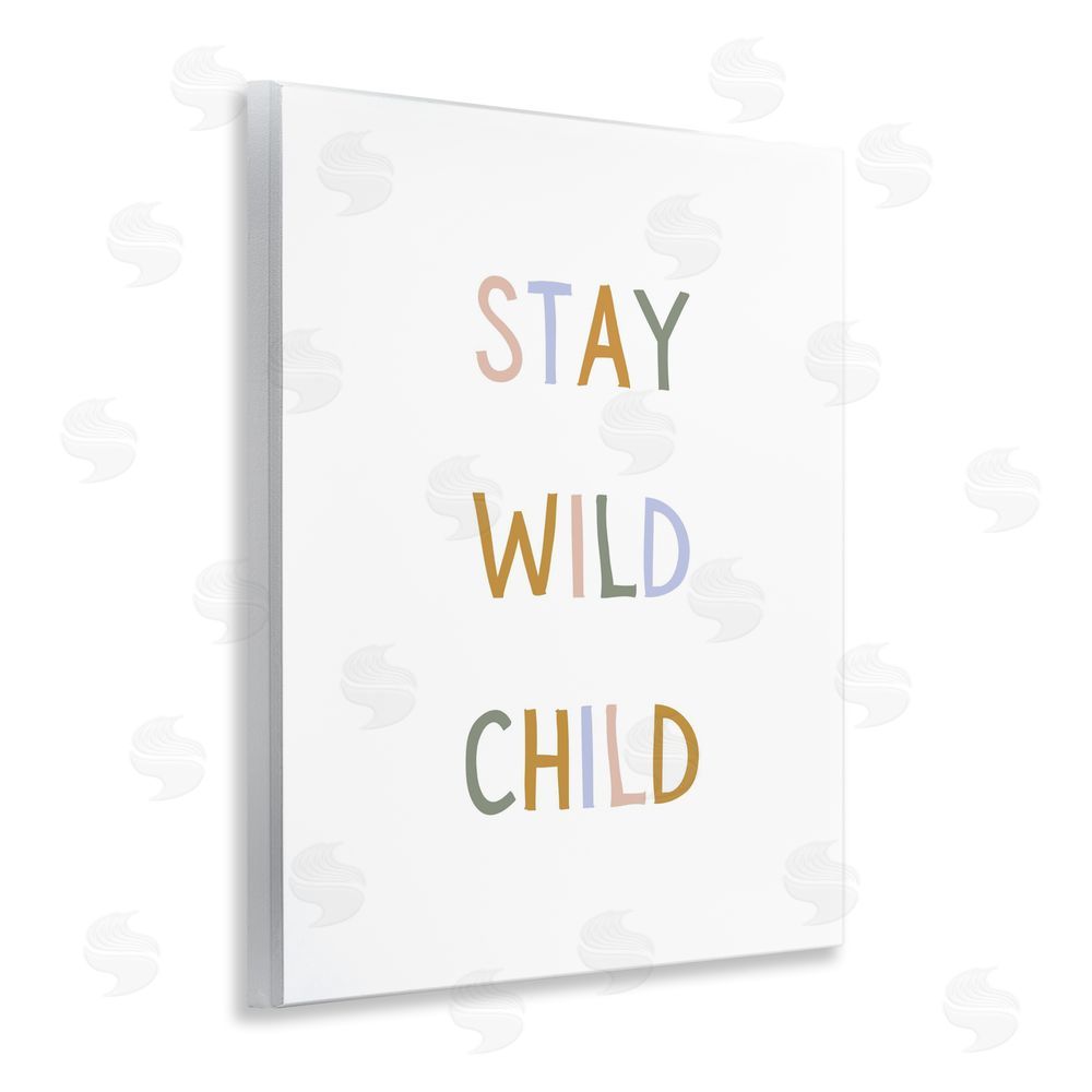 Katie Griggs Stay Wild Child Wall Plaque Printed Art