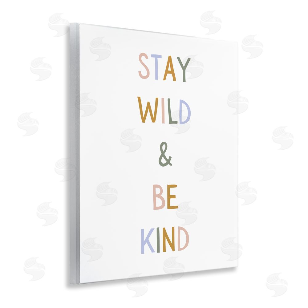 Katie Griggs Stay Wild Be Kind Wall Plaque Printed Art