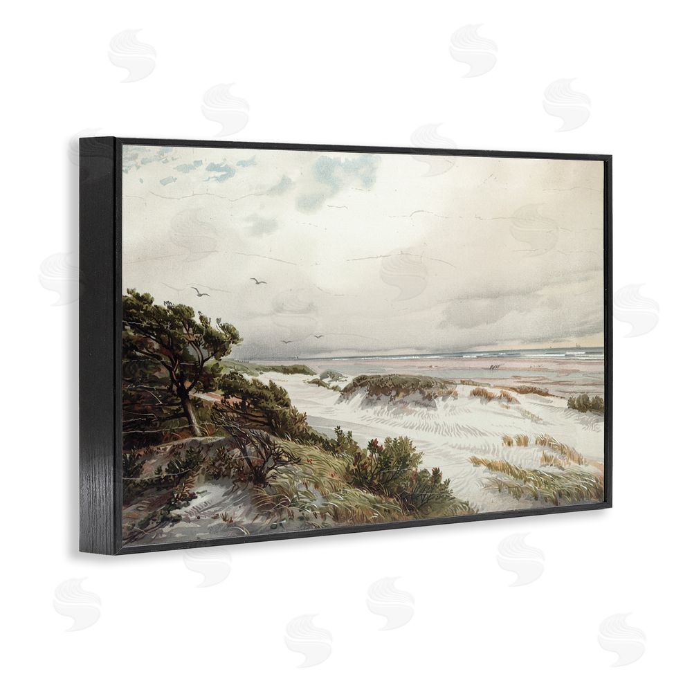Lula Bijoux & co. Bountiful Success Beach Black Framed Giclee Wall Art Print