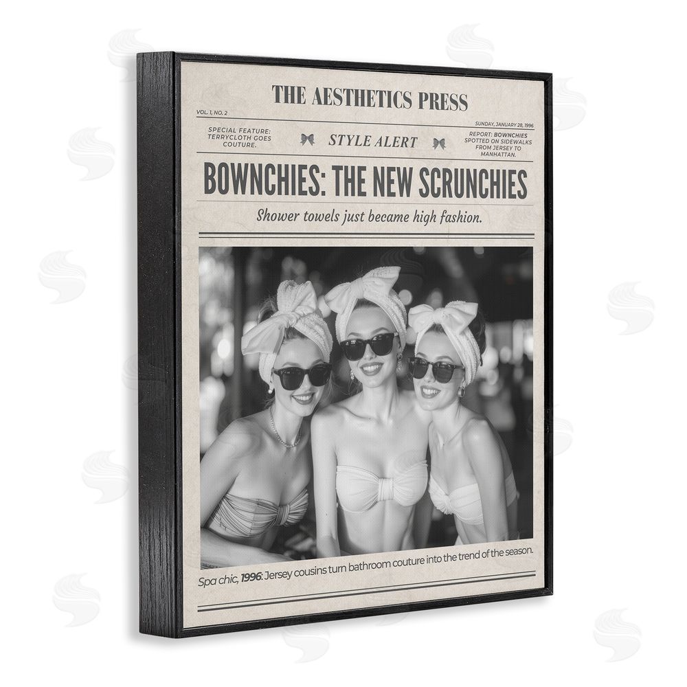 A Barefoot Stylist The Aesthetics Press Magazine Black Framed Giclee Print Wall Art