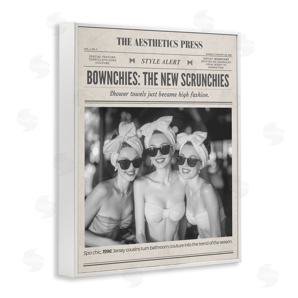 A Barefoot Stylist The Aesthetics Press Magazine White Framed Giclee Print Wall Art