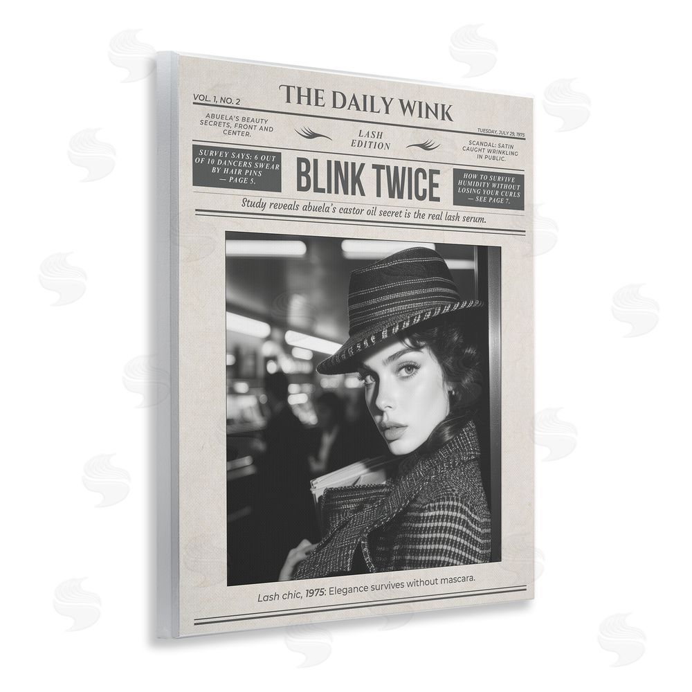 A Barefoot Stylist The Daily Wink Magazine Wooden Wall Plaque Art Print