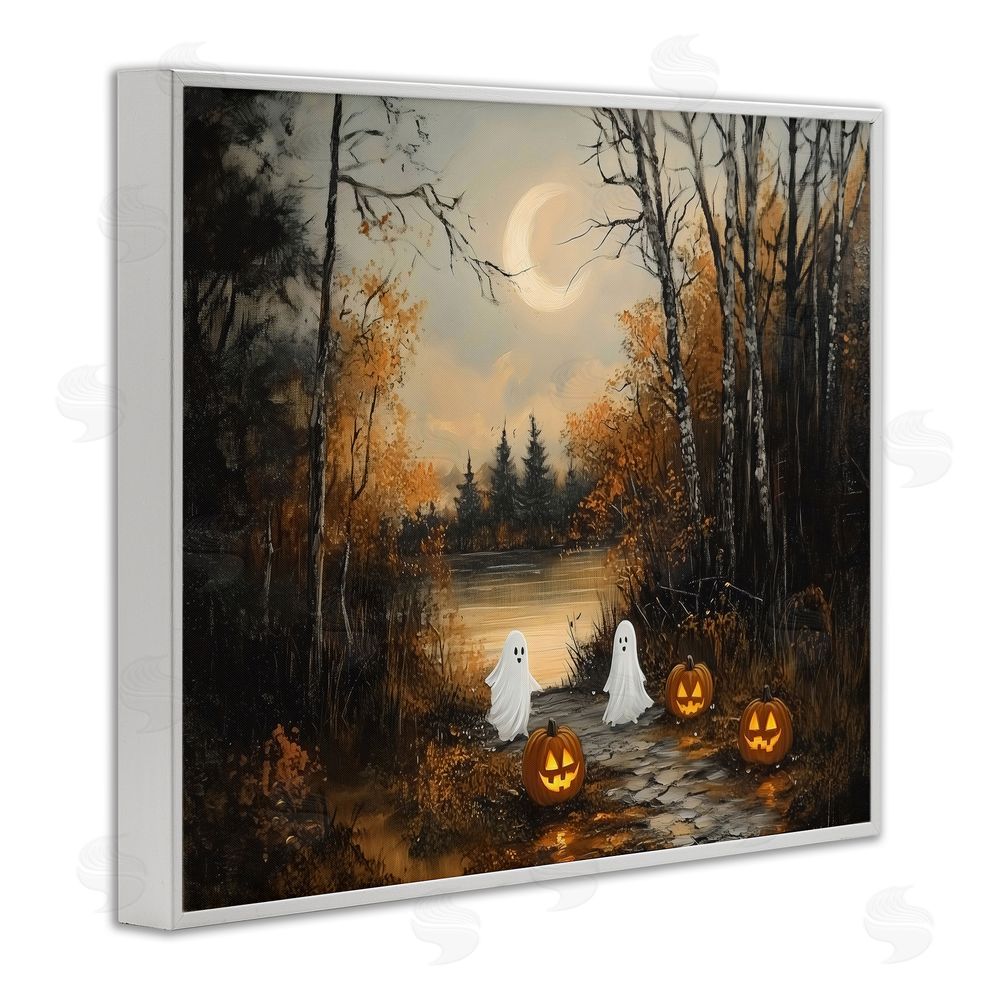 Arlington Prints Autumn Ghosts at Lake White Framed Giclee Print Wall Art