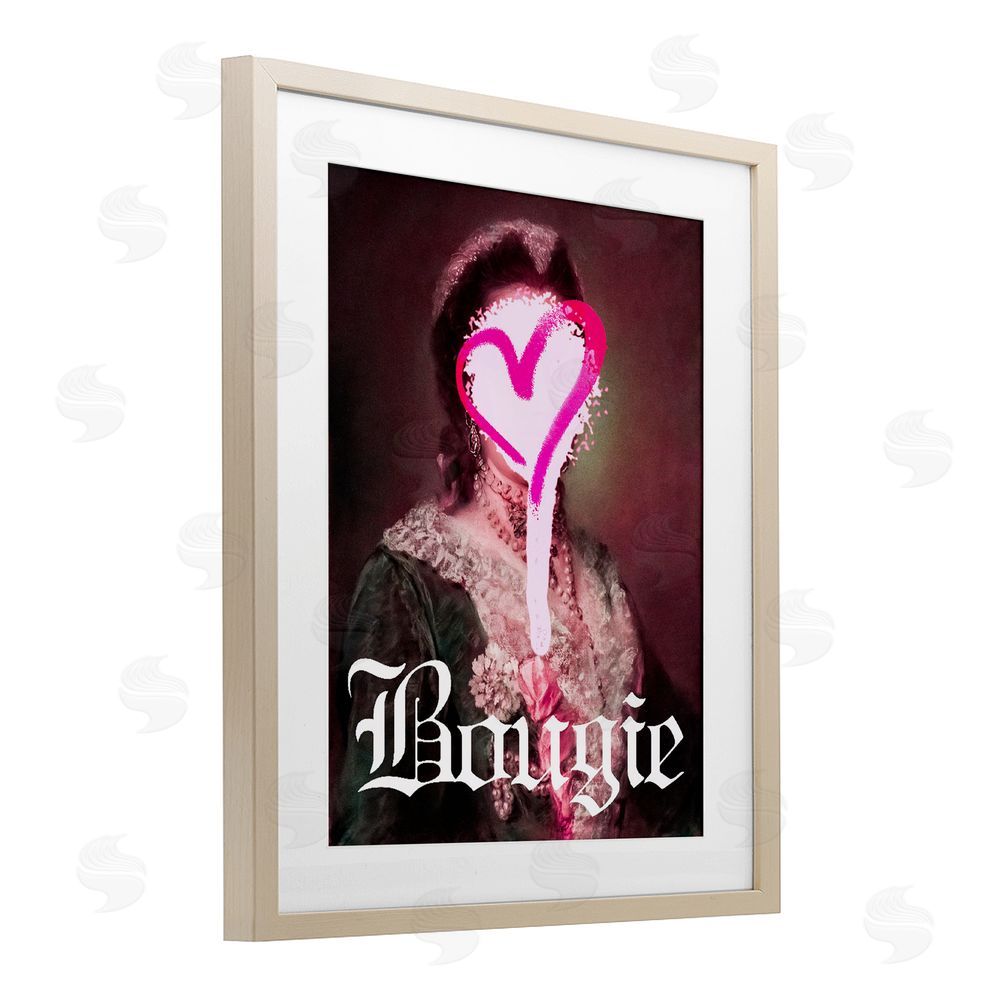 Stupell Studio Bougie Classical Portrait Brown Framed Print Under Glass Wall Art