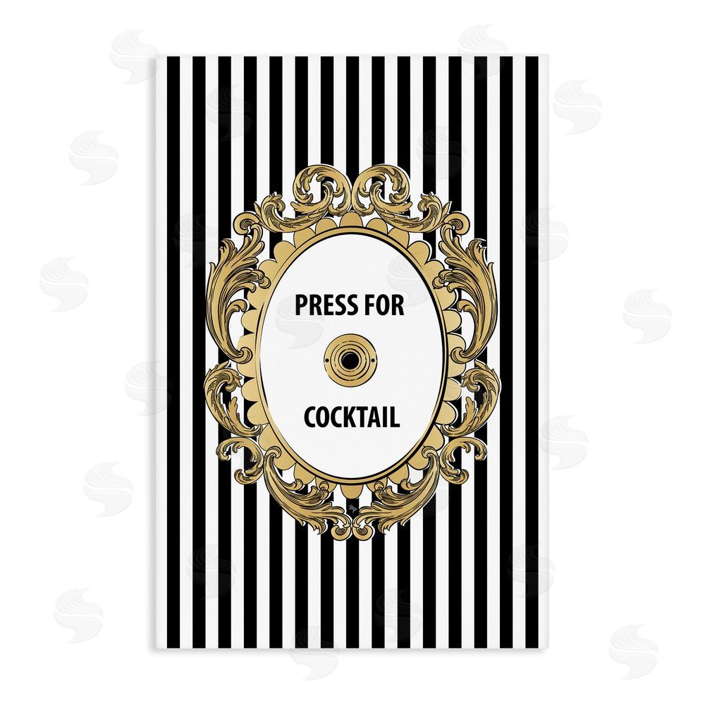 Martina Pavlova Press For Cocktail Celebration Stretched Canvas Wall Art
