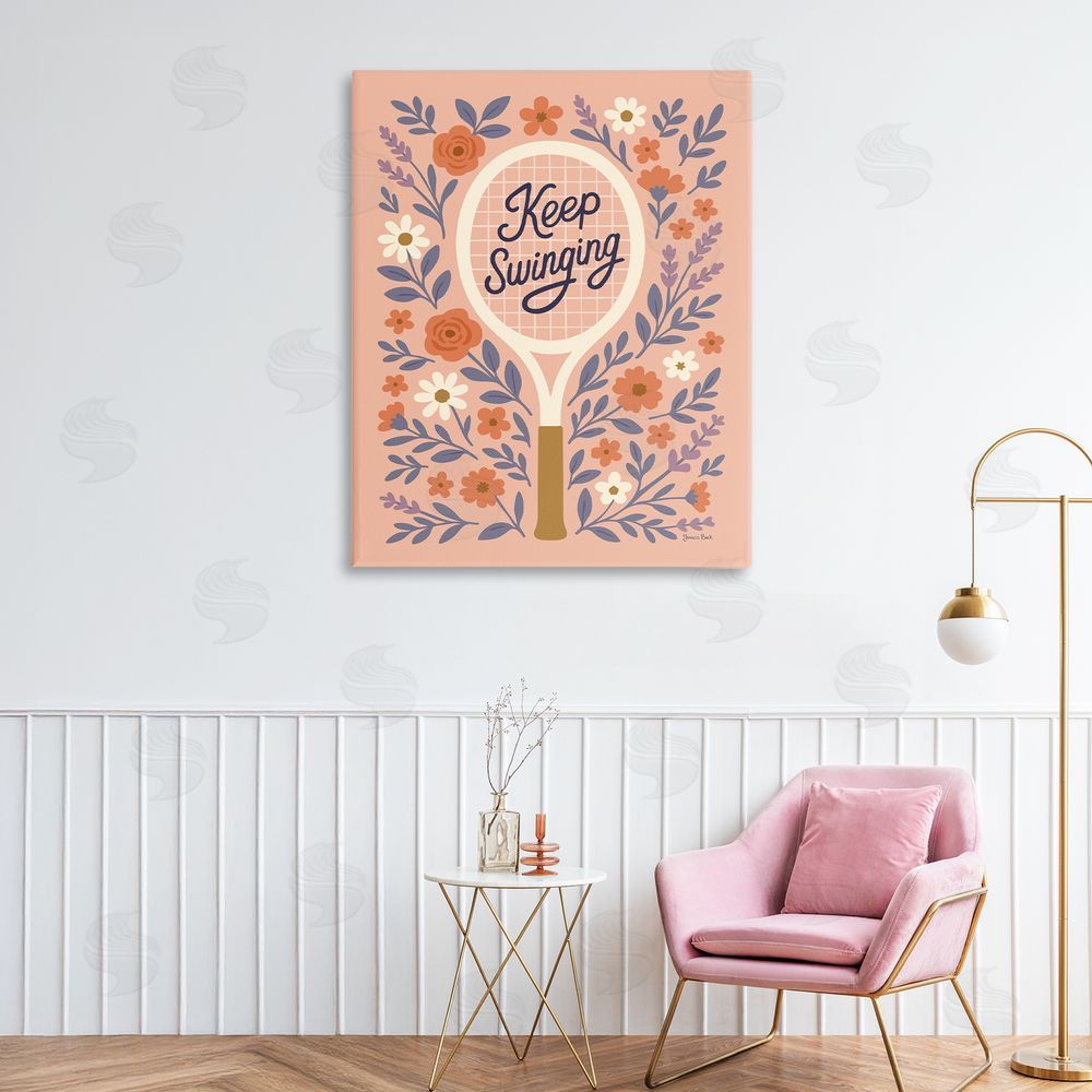 Jessica Beck Keep Swinging Floral Tennis