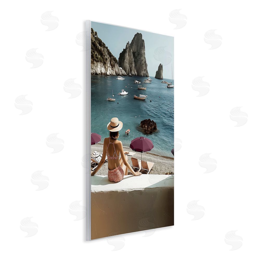 Annabelle Hall Capri Life Summer Escape Wooden Wall Plaque Art Print