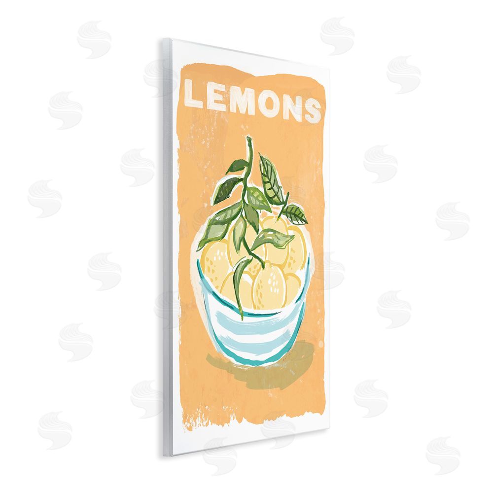 Chad Barrett Lemon Twist Motif Wooden Wall Plaque Art Print