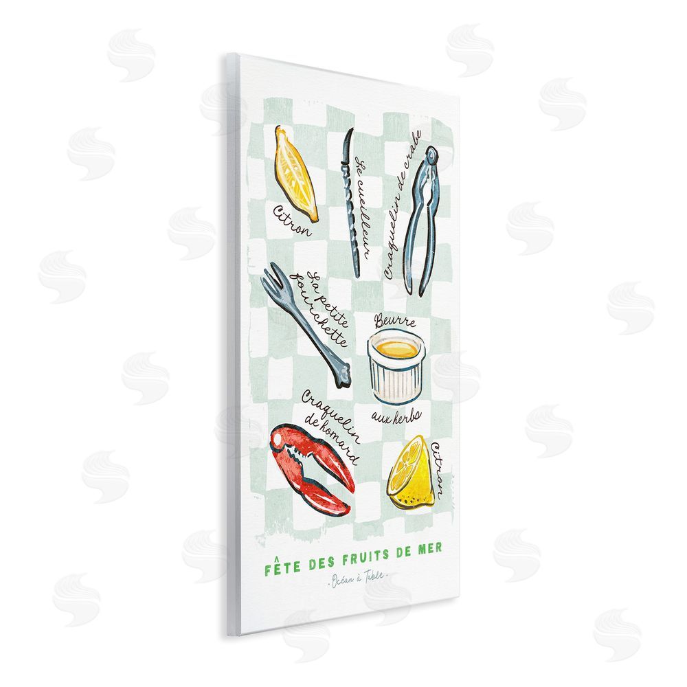 Chad Barrett Modern French Bistro Wall Plaque Art Print
