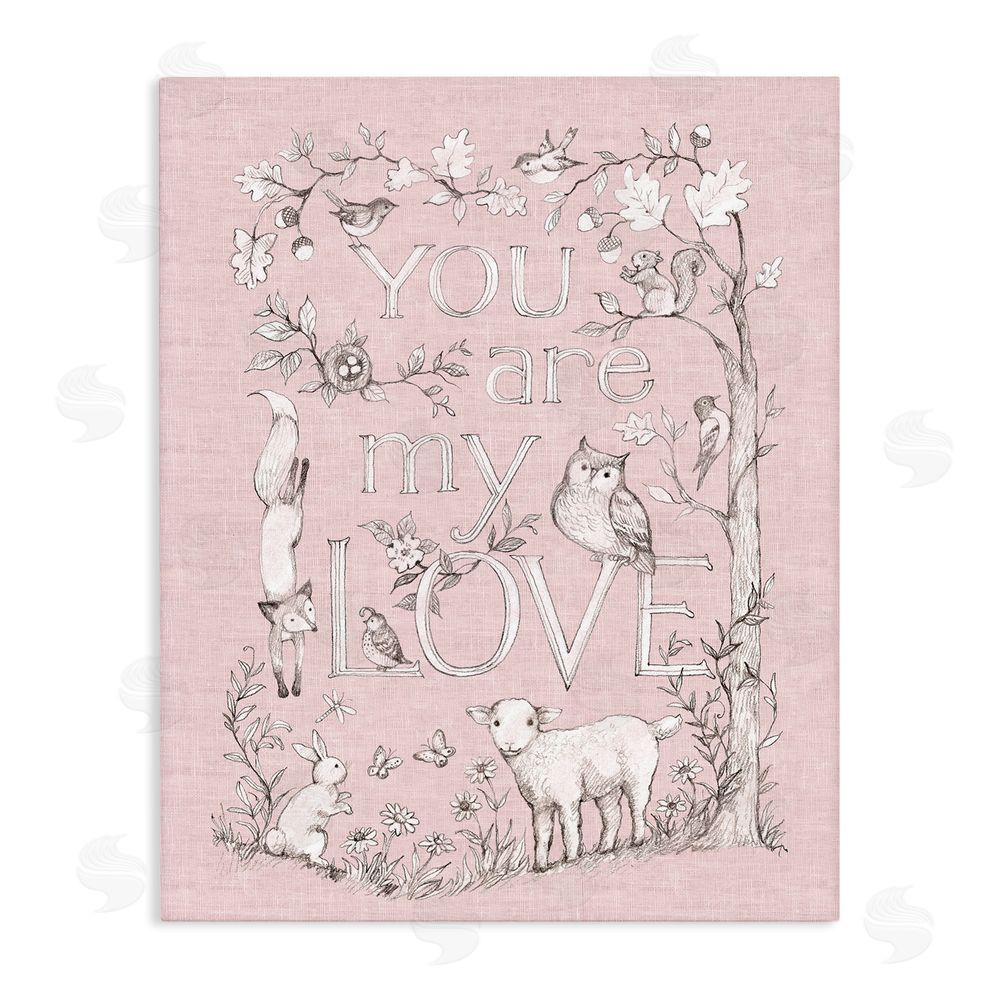 Susan Winget You Are My Love Stretched Canvas Wall Art Print