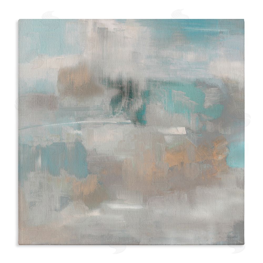 Sally Swatland Serene Soft Abstract Study Stretched Canvas Wall Art Print