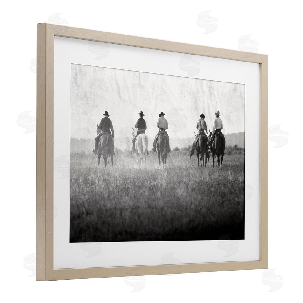 Superstock Riding Toward The Horizon Brown Framed Print Under Glass Wall Art
