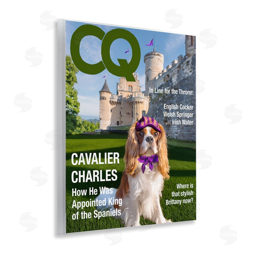 Grotto Studios Royal Cavalier Magazine Wall Plaque Art Print