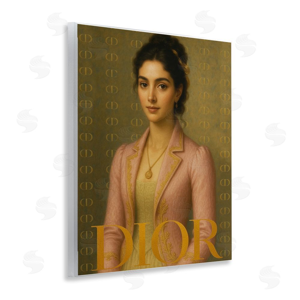 Grotto Studios Iconic Gentlewoman Fashion Wall Plaque Art Print