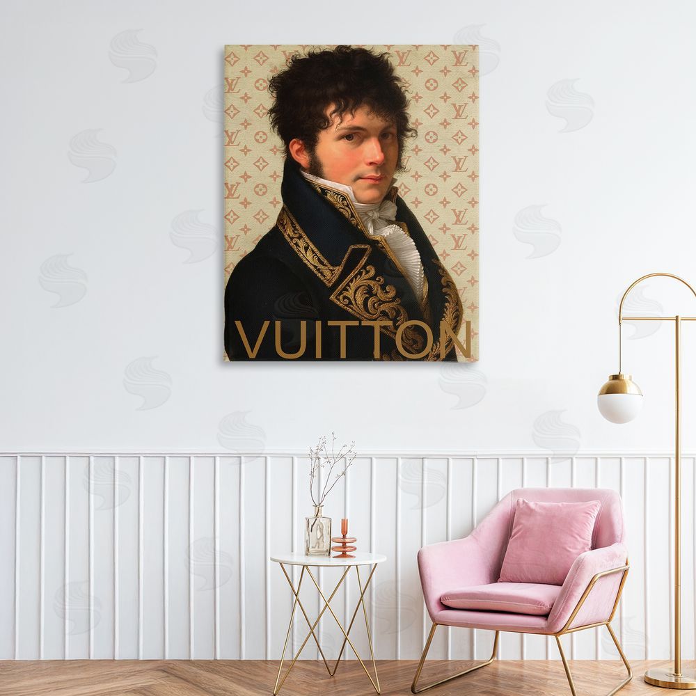Grotto Studios Glam Gentleman In Spring Stretched Canvas Wall Art in Room