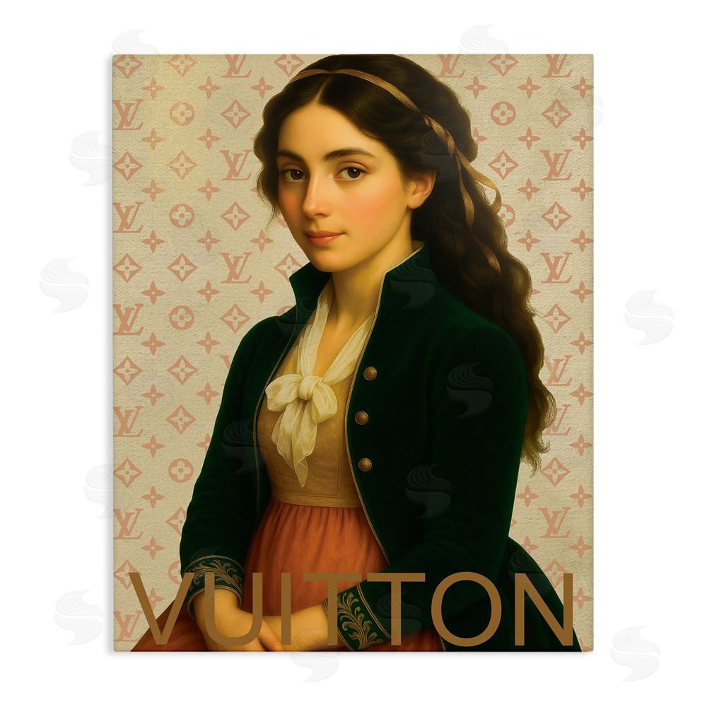 Grotto Studios Glam Gentlewoman in Spring Stretched Canvas Wall Art