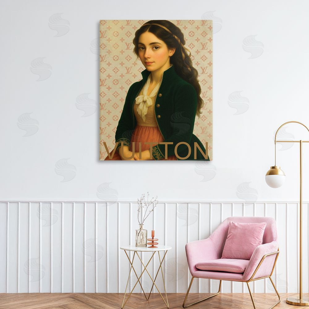 Grotto Studios Glam Gentlewoman in Spring Stretched Canvas Wall Art in Room