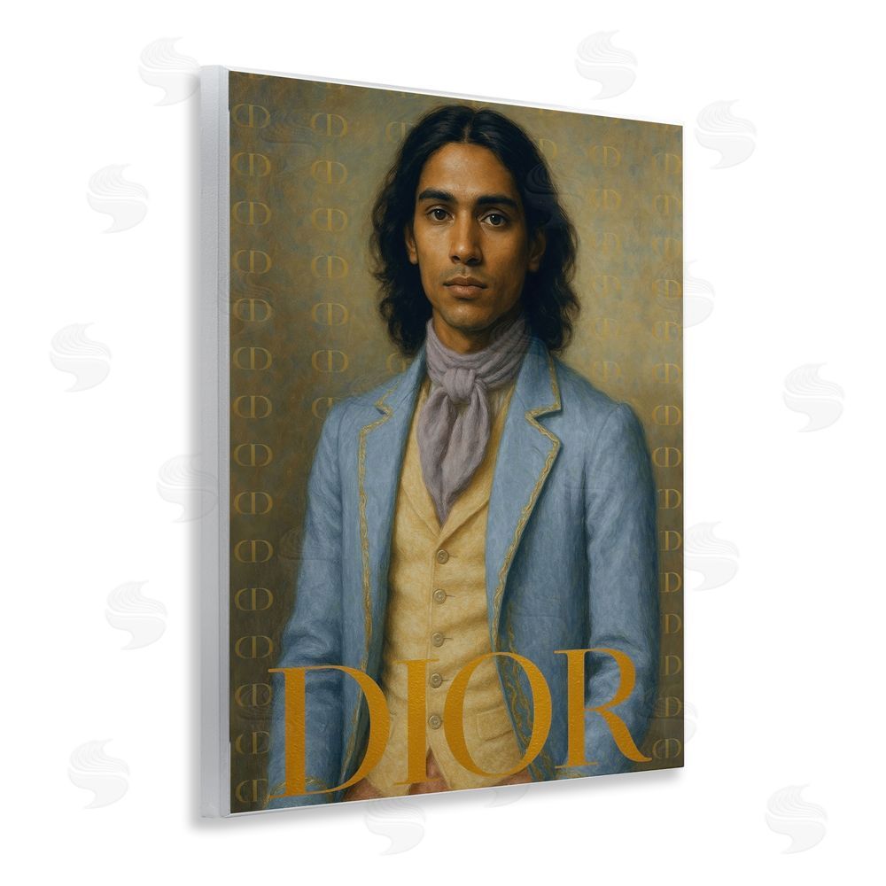 Grotto Studios Iconic Gentleman Fashion Wall Plaque Art Print