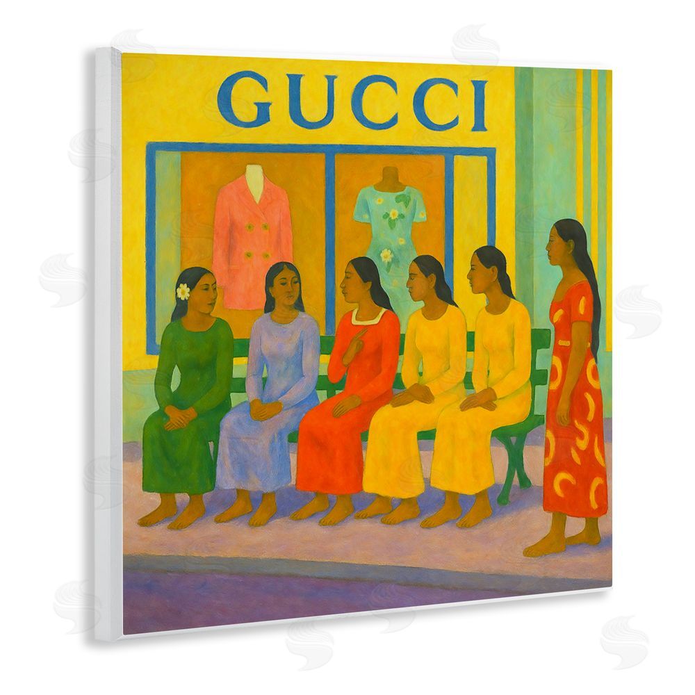 Grotto Studios Gaugin Style Glam Wall Plaque Art Print