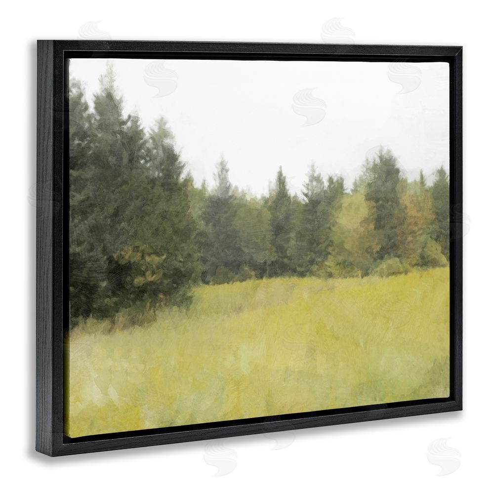 Kim Curinga The Forest's Vast Clearing Black Floating Frame Canvas Wall Art Print