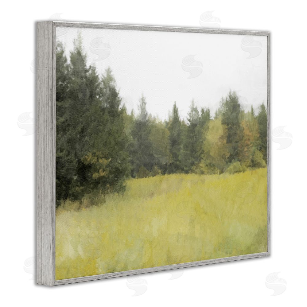 Kim Curinga The Forest's Vast Clearing Gray Framed Giclee Wall Art Print