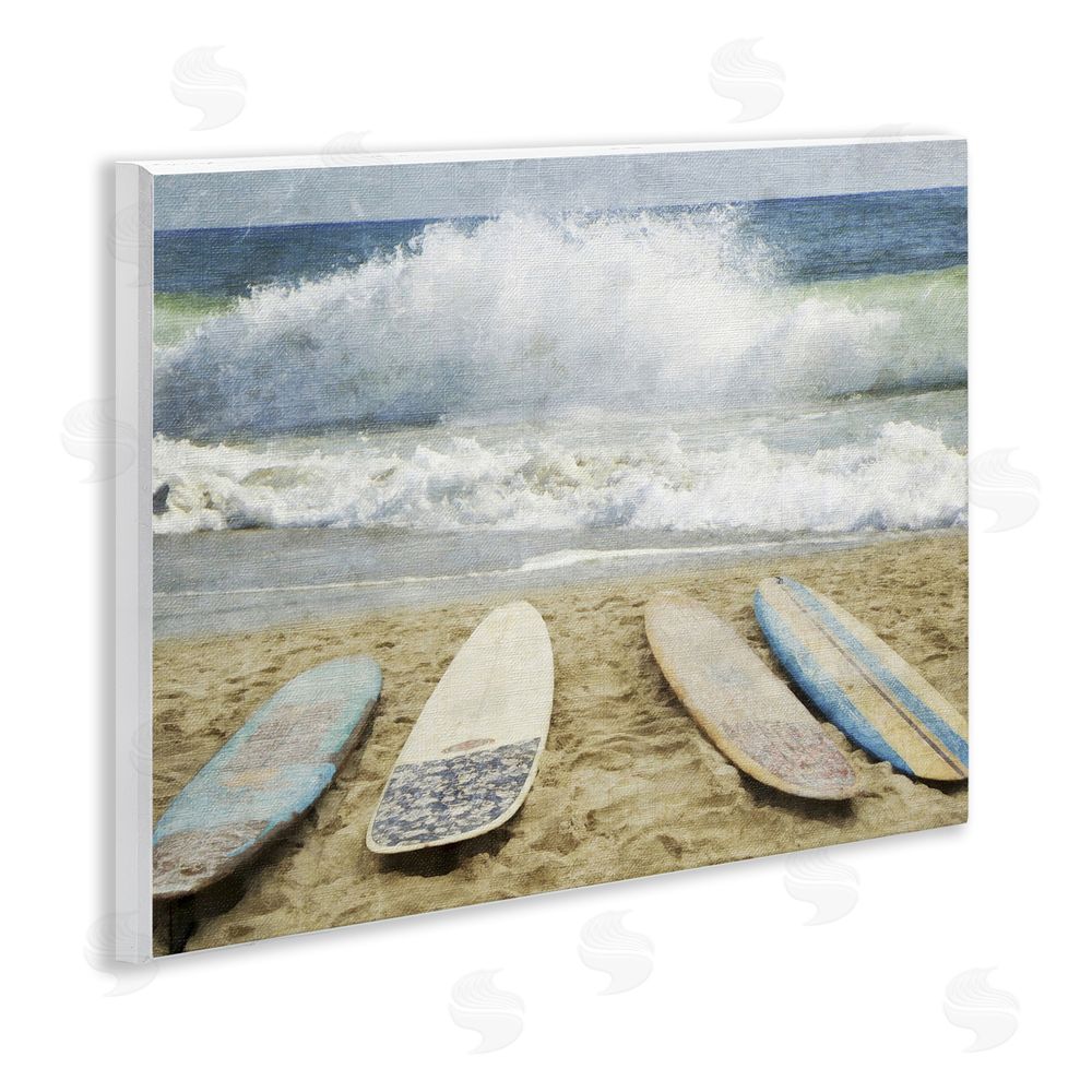 Grotto Studios Surfboards At The Ready Wall Plaque Art Print