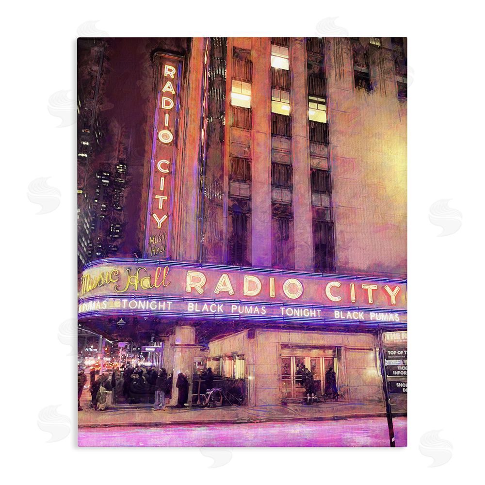Grotto Studios Radio City Music Hall Stretched Canvas Wall Art