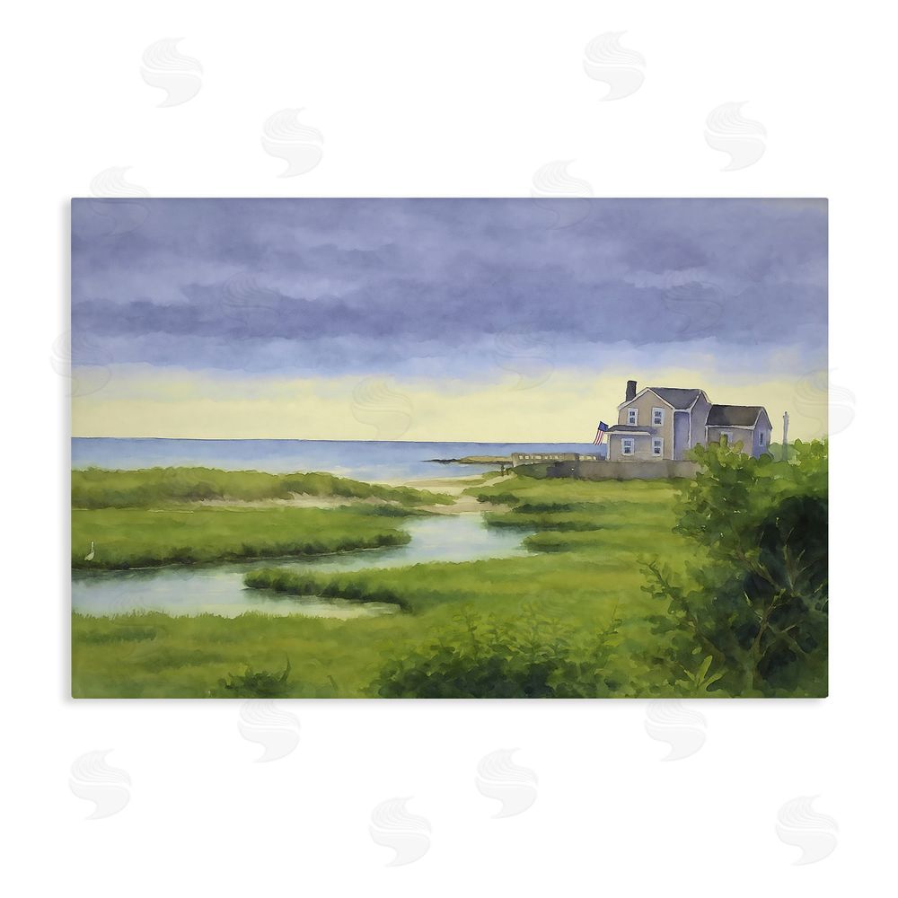 Grotto Studios Marshside Serenity on Cape Stretched Canvas Wall Art
