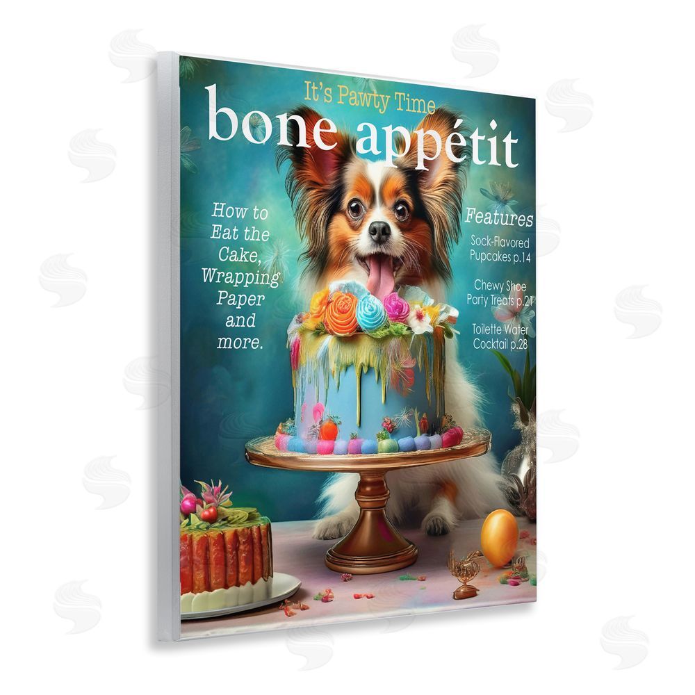 Grotto Studios Bone Appetit Dog Magazine Parody Wall Plaque Art Print