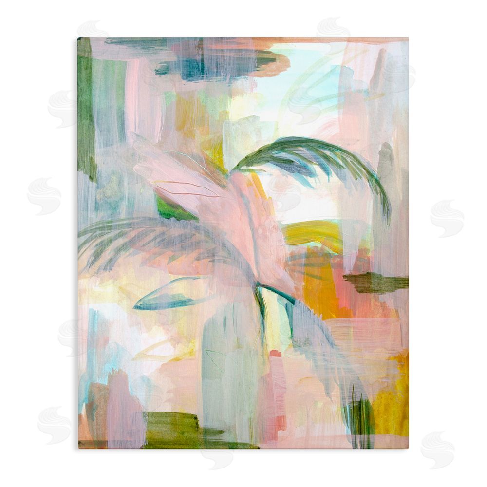 Gemma Bardot Palm City Expression Stretched Canvas Wall Art Print