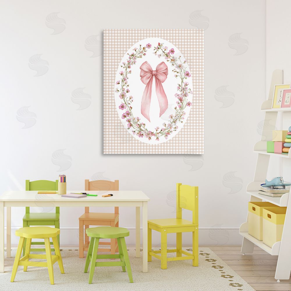 Christine Simpson Art Feminine Gingham Bow