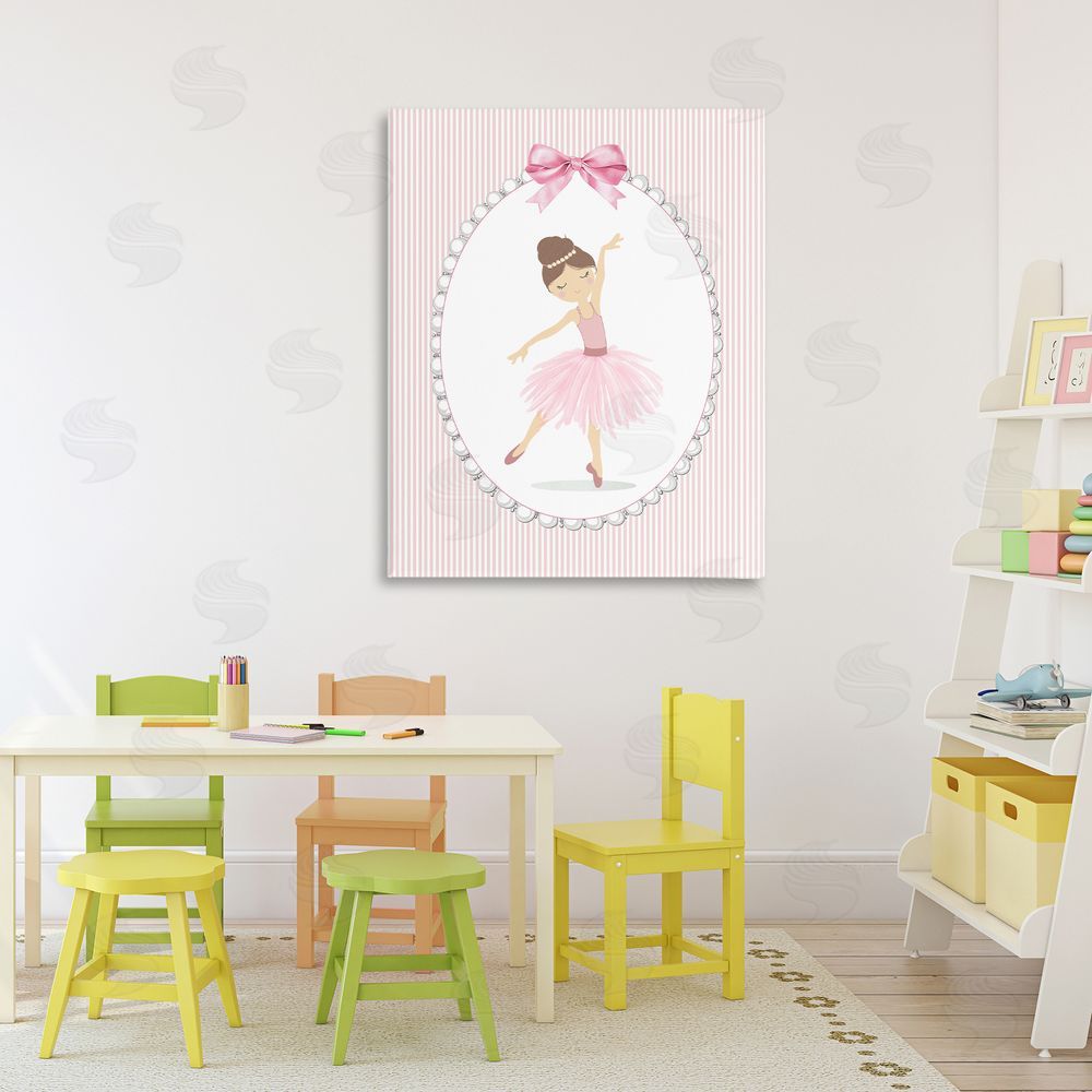 Christine Simpson Art Delicate Dance on Stripes