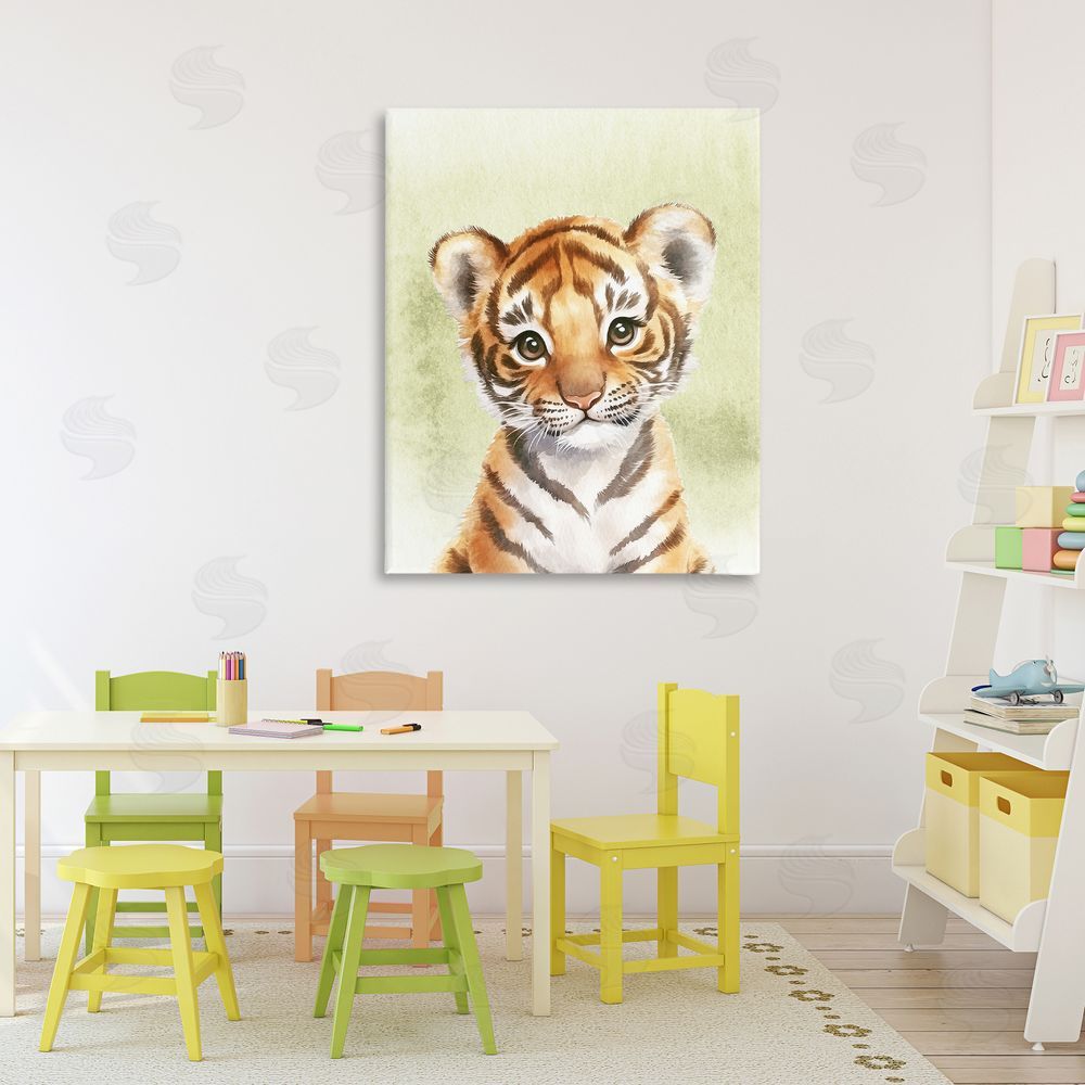 Christine Simpson Art Jungle Friends Baby Tiger