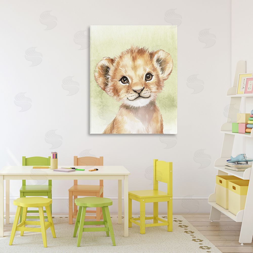 Christine Simpson Art Jungle Friends Baby Lion