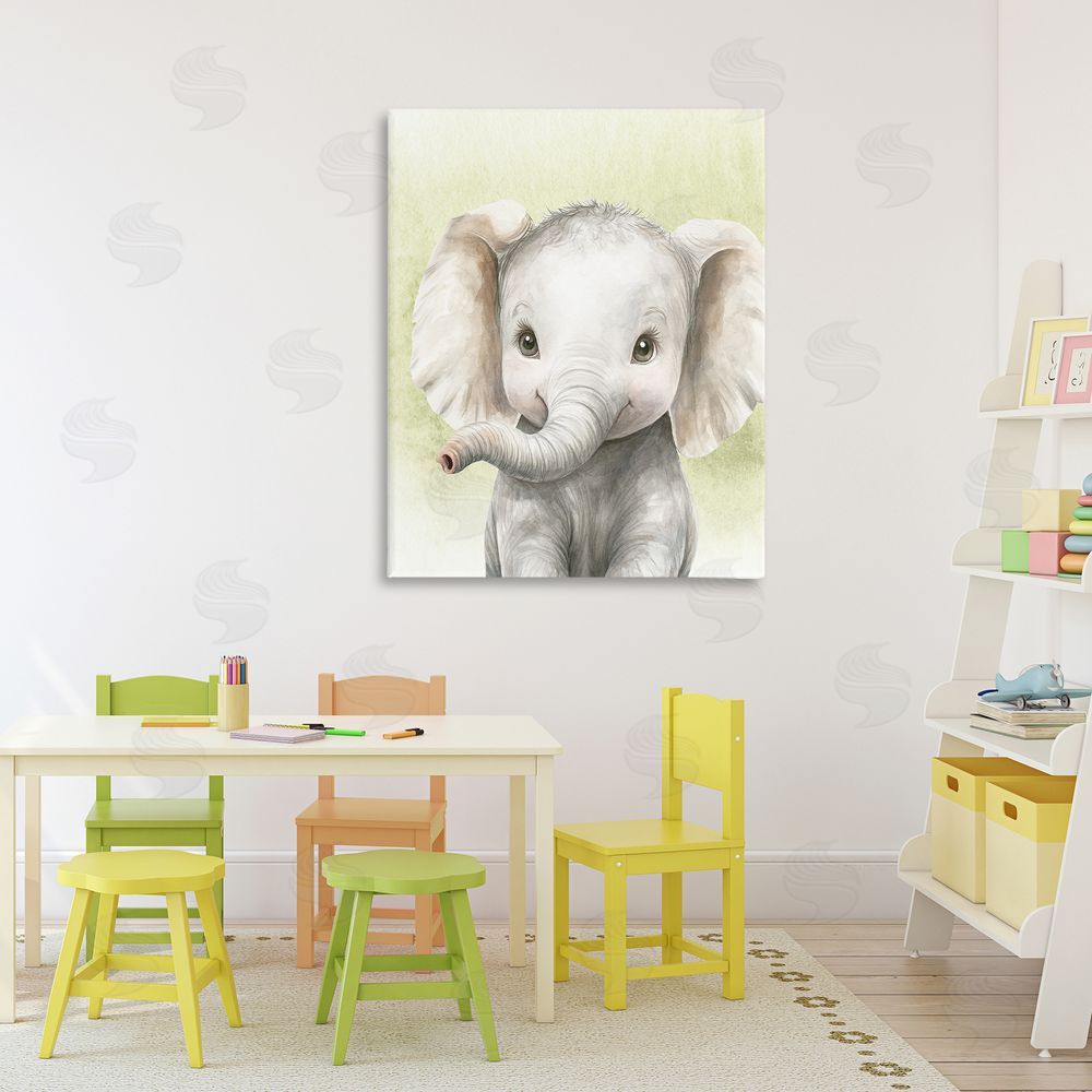 Christine Simpson Art Jungle Friends Baby Elephant
