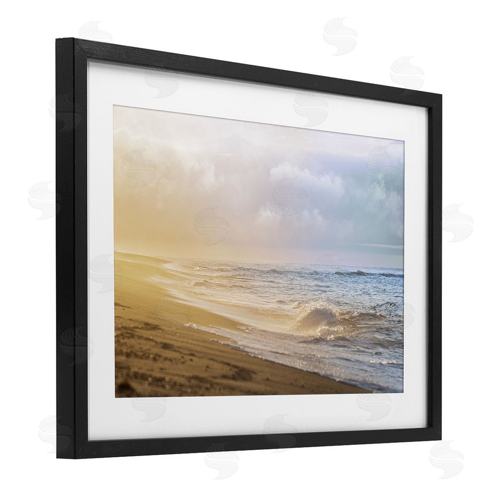 Marcus Prime Gentle Seaside Breeze Black Framed Print Under Glass Wall Art