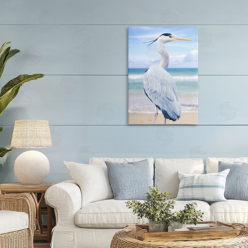 Marcus Prime Vacationing Heron by Seaside