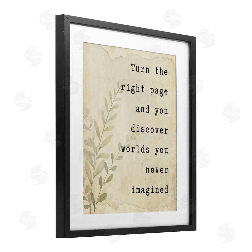Julia Frost Literary Wonders Quote Black Framed Print Under Glass Wall Art