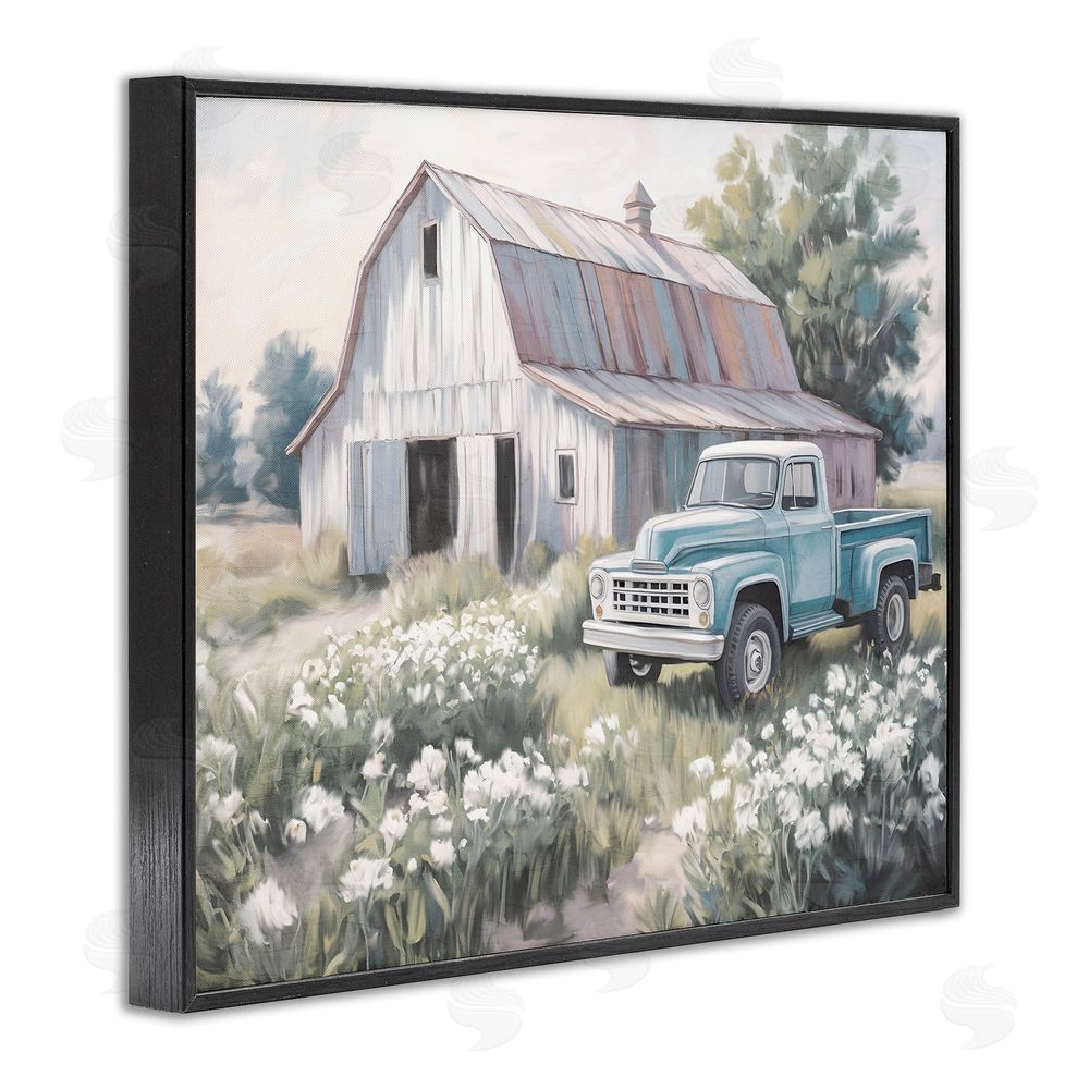 Kim Allen Pastoral Farm Dreams Black Framed Giclee Wall Art Print