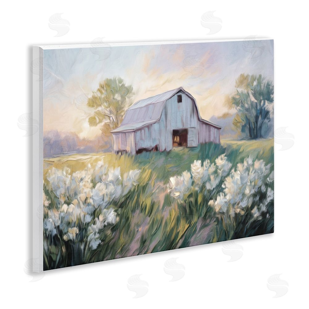 Kim Allen Secluded Barn Landscape Wooden Wall Plaque Art Print