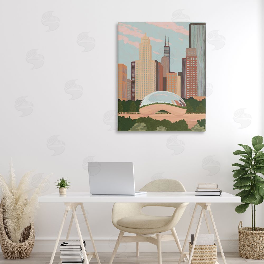 Veronica Lara Chicago Bean Cityscape