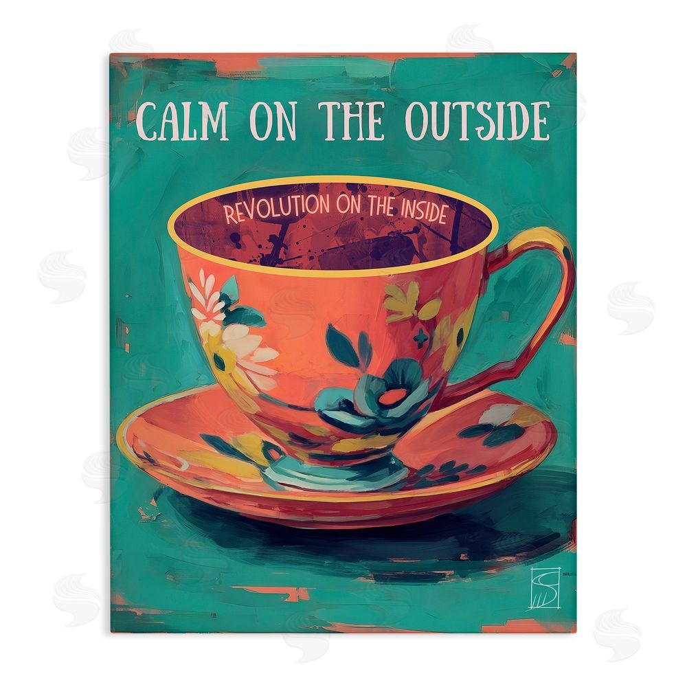 Sara Culpepper Revolution On The Inside Stretched Canvas Wall Art Print