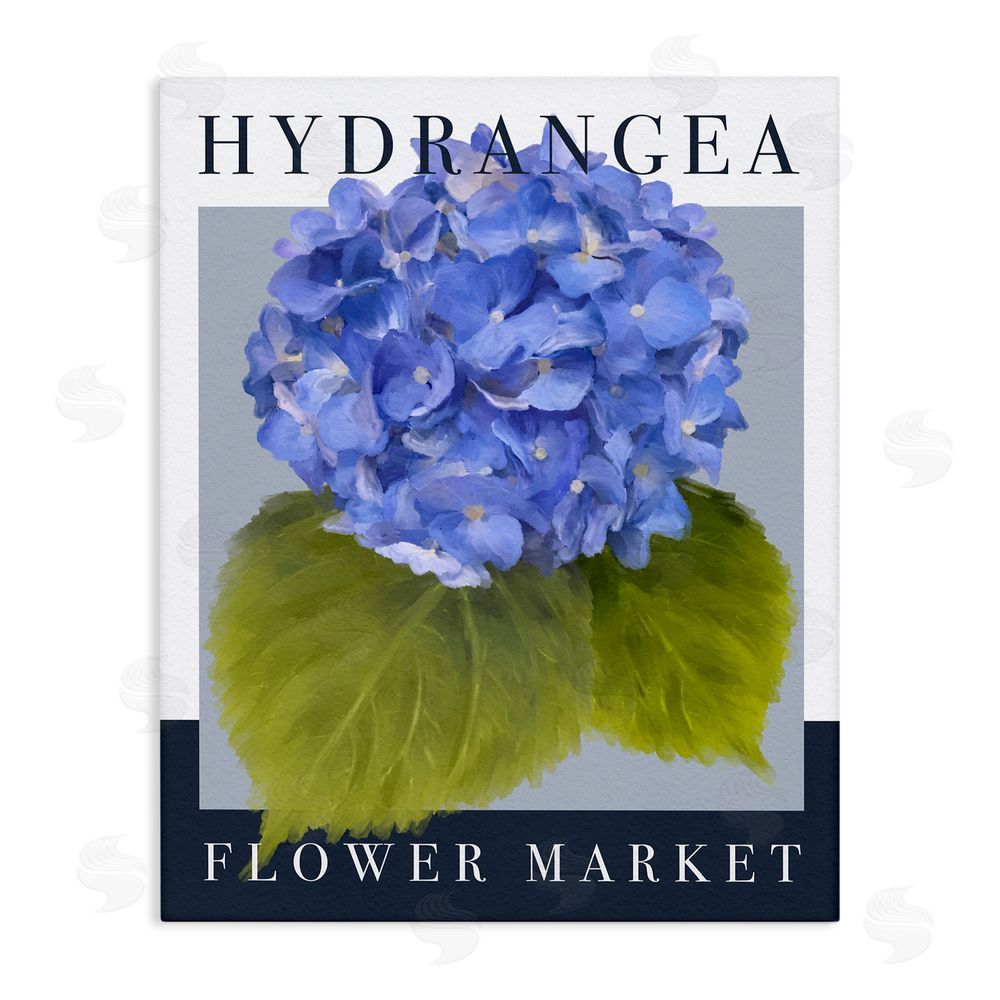 Jennifer Stith Hydrangea Flower Market Stretched Canvas Wall Art Print