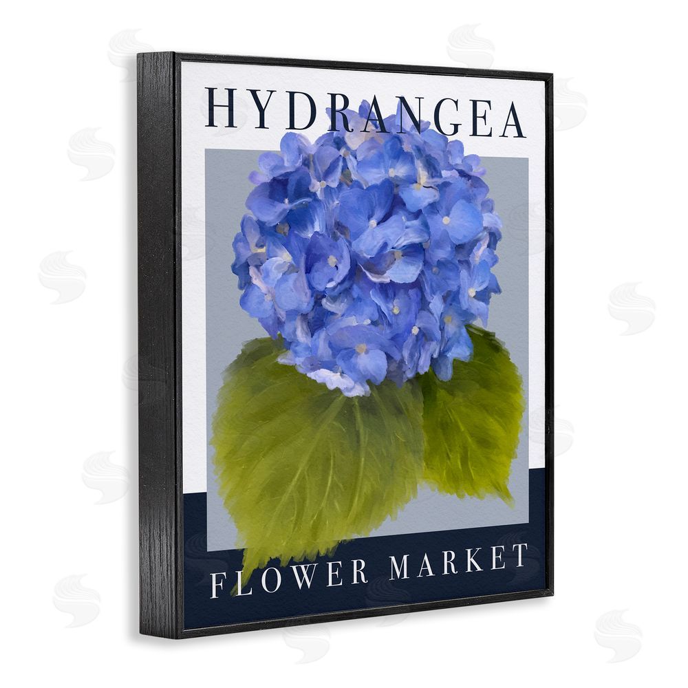 Jennifer Stith Hydrangea Flower Market Black Framed Giclee Wall Art Print