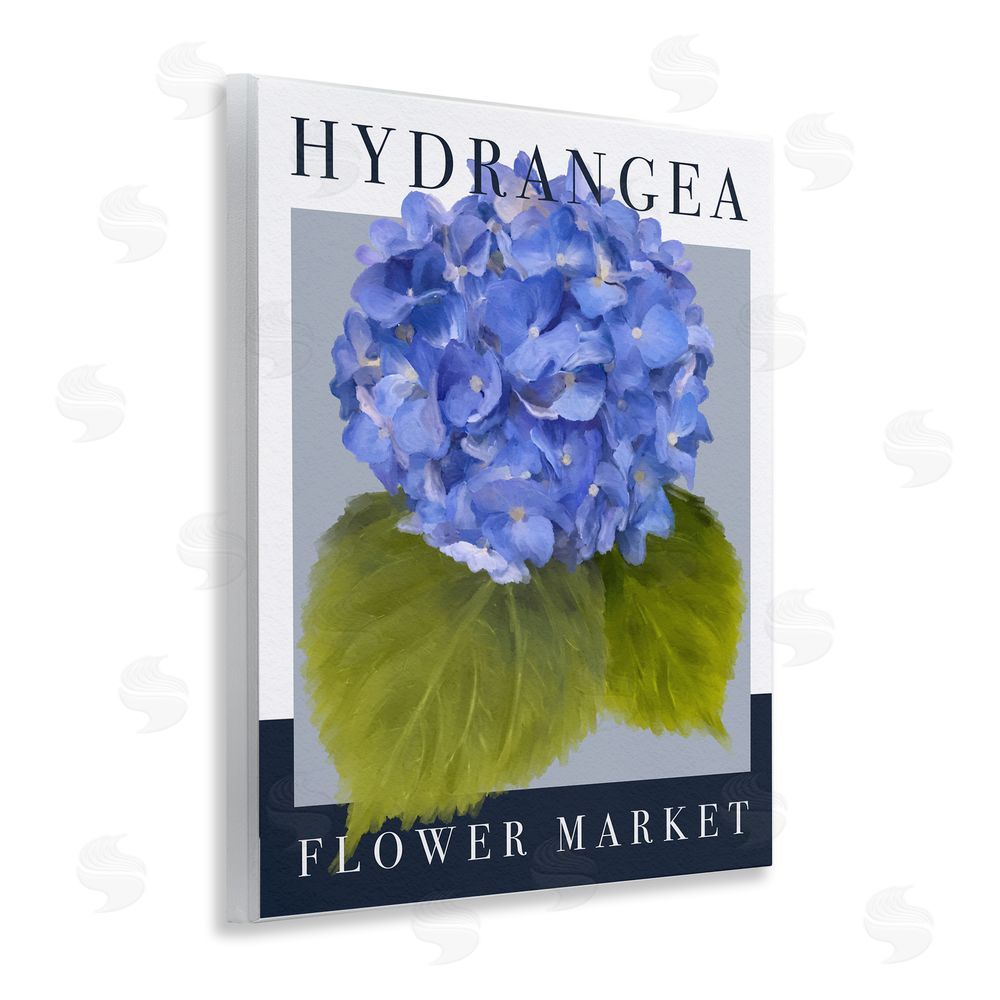 Jennifer Stith Hydrangea Flower Market Wooden Wall Plaque Art Print