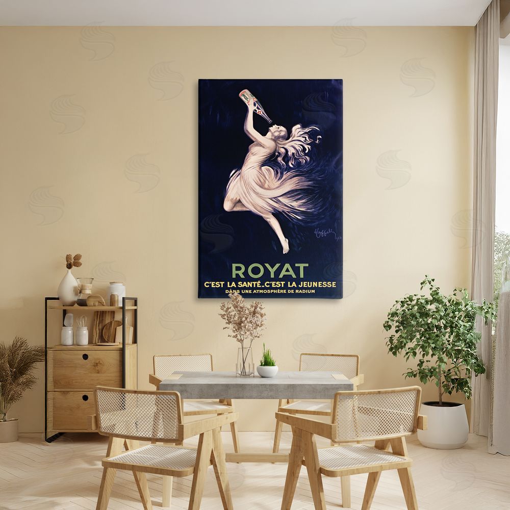 Leonetto Cappiello Royat 1923 Advertisement Stretched Canvas Wall Art in Room