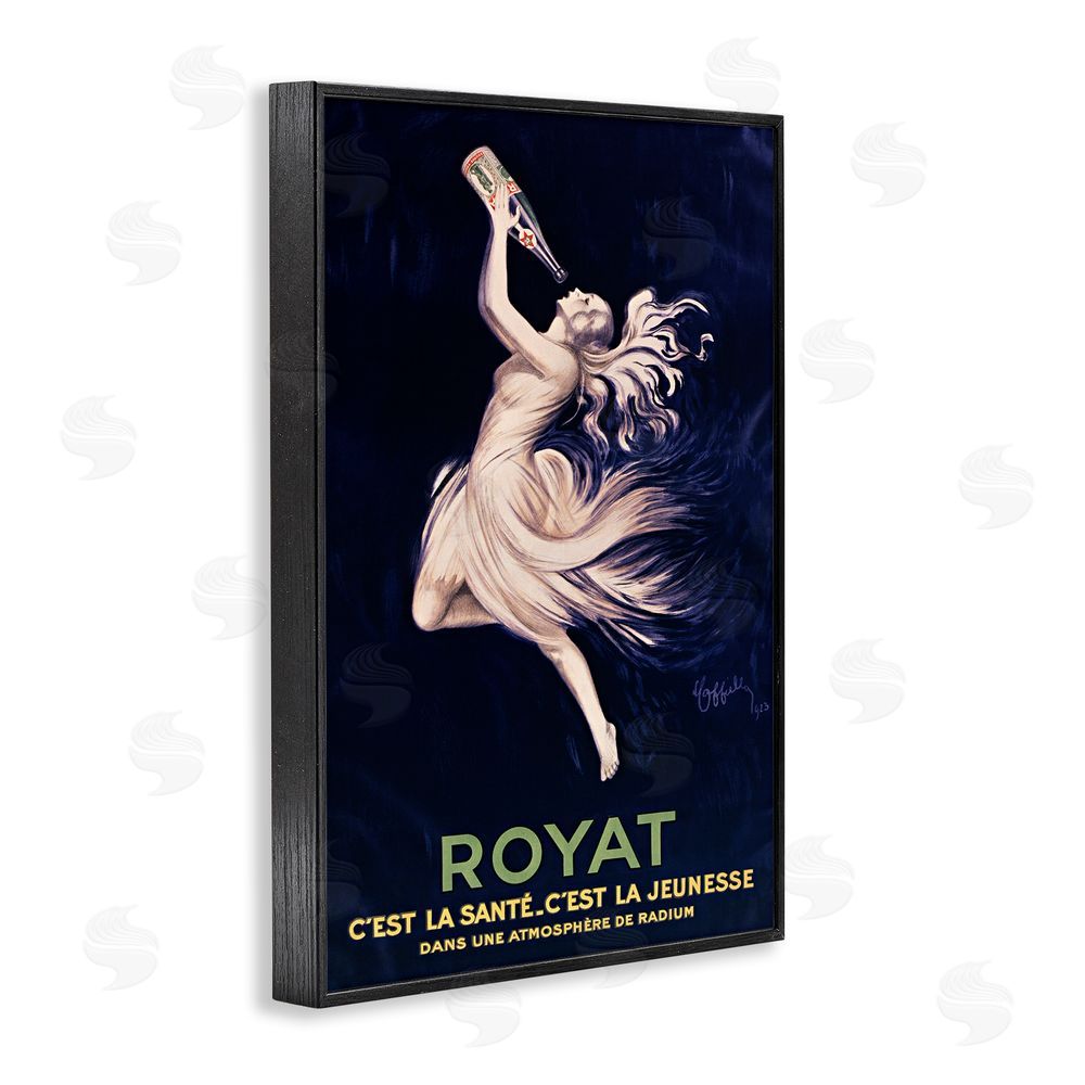 Leonetto Cappiello Royat 1923 Advertisement Black Framed Giclee Wall Art Print