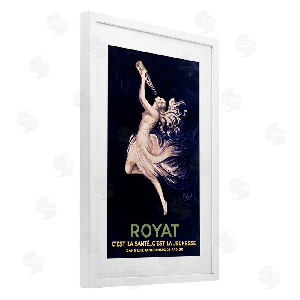 Leonetto Cappiello Royat 1923 Advertisement White Framed Print Under Glass Wall Art