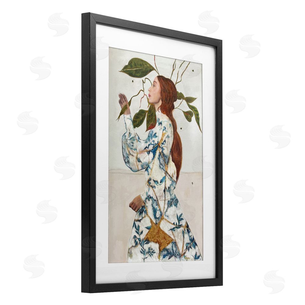 Karenina Fabrizzi Le Voyage Fantastique Portrait Black Framed Print Under Glass Wall Art